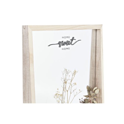 Vggspegel DKD Home Decor Vit Naturell Cottage 30 x 4 x 40 cm (2