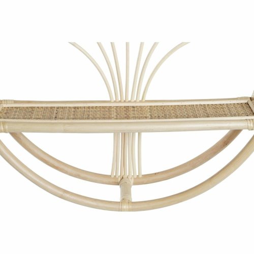 Bokhylla DKD Home Decor Vgg Naturell Rattan 2 Hyllor (60 x 14 x