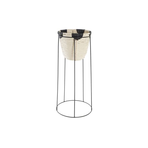 Kruka DKD Home Decor Naturell Svart Metall Kolonial Fibrer (30 x