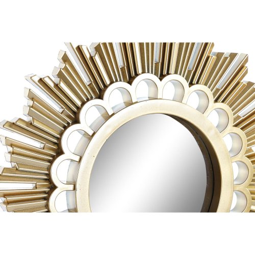 Vggklocka DKD Home Decor Speglar PP (25 x 2,5 x 25 cm) (2 antal