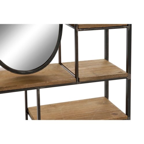 Bokhylla DKD Home Decor Tr Metall Tr MDF 39,5 x 13,5 x 60 cm