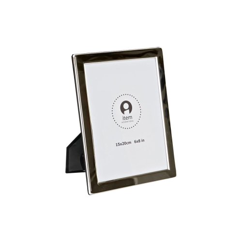 Fotoram DKD Home Decor Metall Silvrig Traditionell 18 x 2 x 23 c