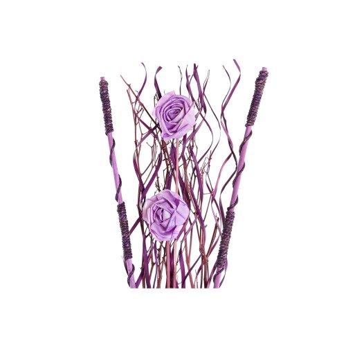 Bunt DKD Home Decor Rosa Lila Vit Torkad blomma (30 x 30 x 100 c