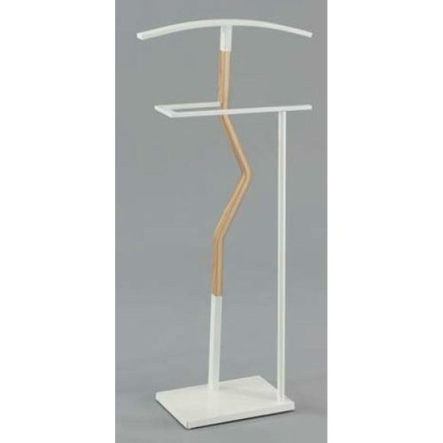 Hattstll DKD Home Decor Naturell Tr Stl Vit (48 x 20 x 106,5