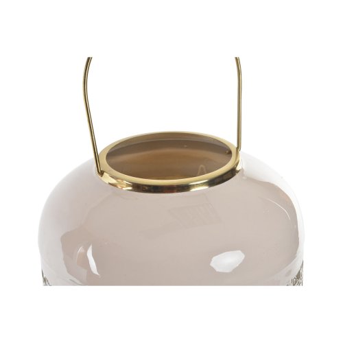 Ljusstakar DKD Home Decor 24 x 24 x 46 cm Bl Rosa Aluminium 24