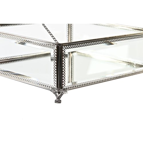Smyckeskrin DKD Home Decor Transparent Silvrig Metall Glas 25 x