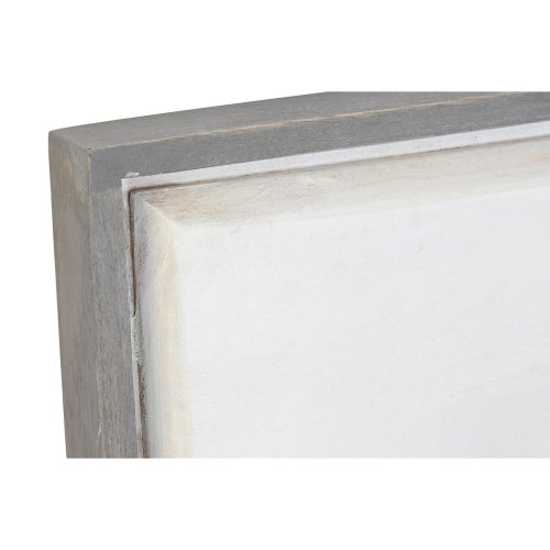Vggspegel DKD Home Decor Vit Modern Romb 154 x 4 x 94 cm