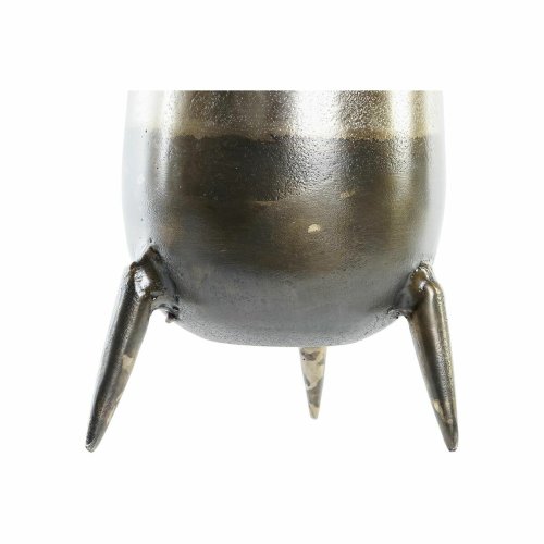 Vas DKD Home Decor 15,5 x 15,5 x 26 cm Silvrig Gyllene Aluminium