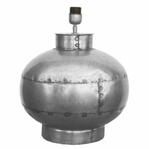 Bordslampa DKD Home Decor Silvrig Mssing 50 W (36 x 36 x 43 cm)