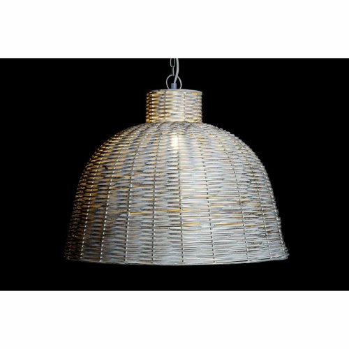 Taklampa DKD Home Decor Vit Gyllene Jrn 50 W 51 x 51 x 38 cm