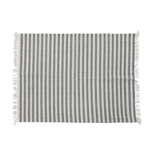 Frklde med ficka DKD Home Decor 70 x 1 x 85 cm Gr Bomull Vit