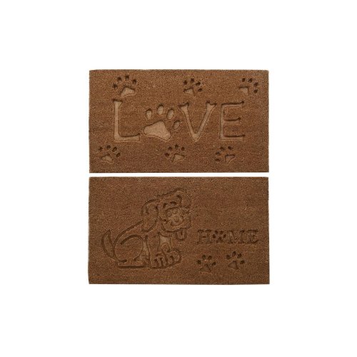 Drrmatta DKD Home Decor Brun Gummi Kokosnt (75 x 45 x 2,3 cm)
