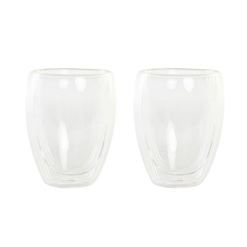 Glasset DKD Home Decor Transparent Glas Borosilikatglas 380 ml 2