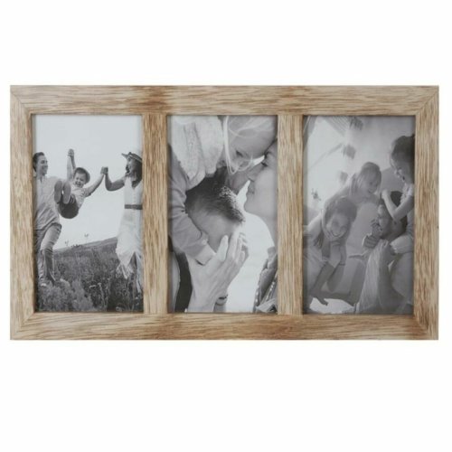 Fotoram DKD Home Decor Glas Naturell Berg Tr MDF (35 x 1,2 x 18