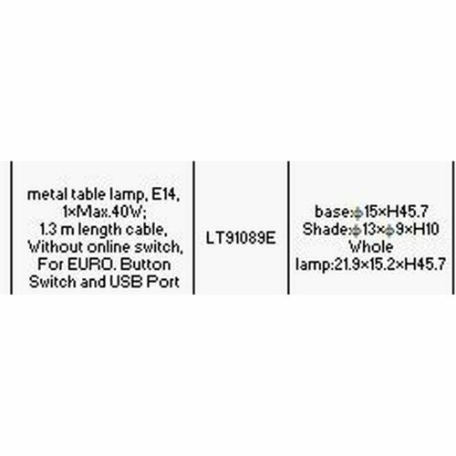 Bordslampa DKD Home Decor 22 x 15 x 46 cm Glas Silvrig Svart Gr