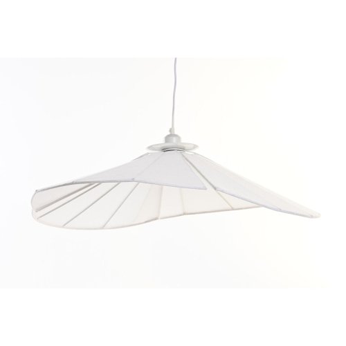 Taklampa DKD Home Decor Metall linne Vit 50 W (68 x 68 x 21 cm)