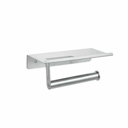 Toalettrullehllare DKD Home Decor 18 x 9,7 x 7,5 cm Silvrig Ros