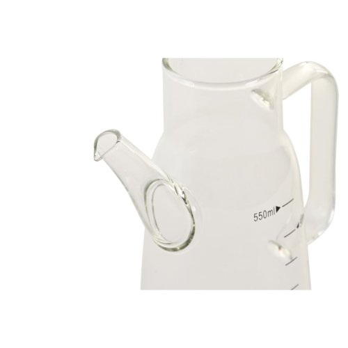 Oljeflaska DKD Home Decor 15 x 9 x 19,6 cm Silvrig Rostfritt st