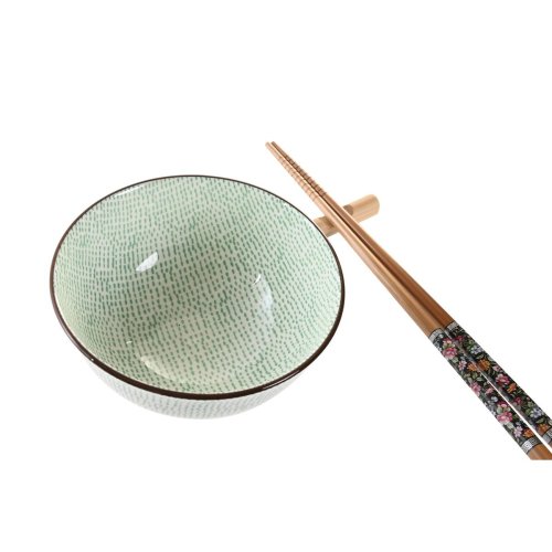 Sushiset DKD Home Decor 30 x 21 x 7 cm Grn Himmelsbl Stengods