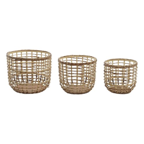 Korg - set DKD Home Decor FIBRA MAIZ (3 Delar) (Renoverade A)
