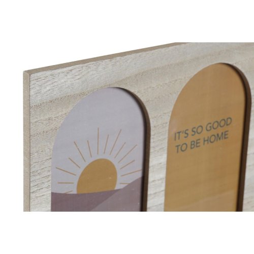 Kapphngare DKD Home Decor 56 x 5 x 23,5 cm Naturell Multicolour