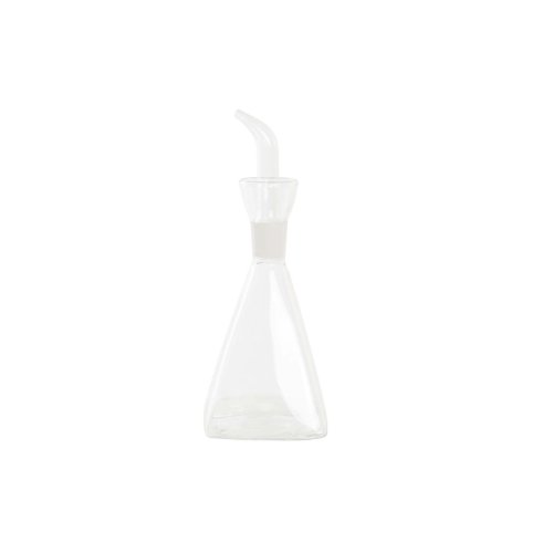 Oljeflaska DKD Home Decor 250 ml 7 x 7 x 19,5 cm Transparent Bor