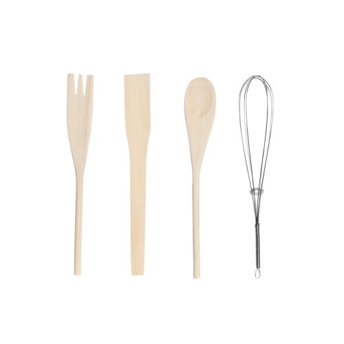 Kruka fr kksredskap DKD Home Decor Metall Dolomite Tr MDF 12