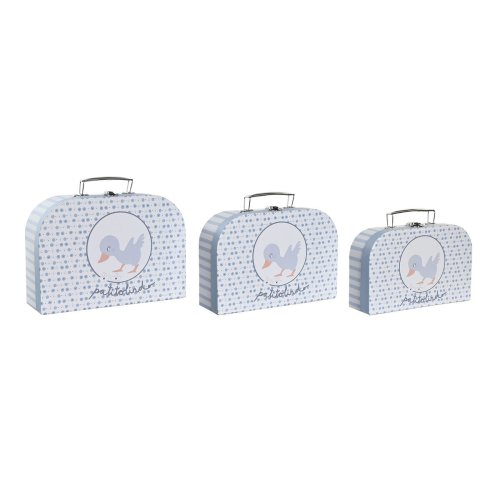 Uppsttning med Dekorativa Ldor DKD Home Decor 28 x 9,5 x 20 cm
