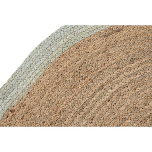 Matta DKD Home Decor 200 x 200 x 1 cm Scandi Naturell Polyester