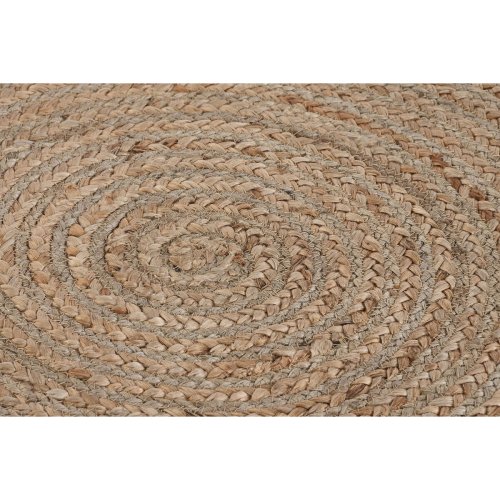 Matta DKD Home Decor 200 x 200 x 1 cm Scandi Naturell Polyester