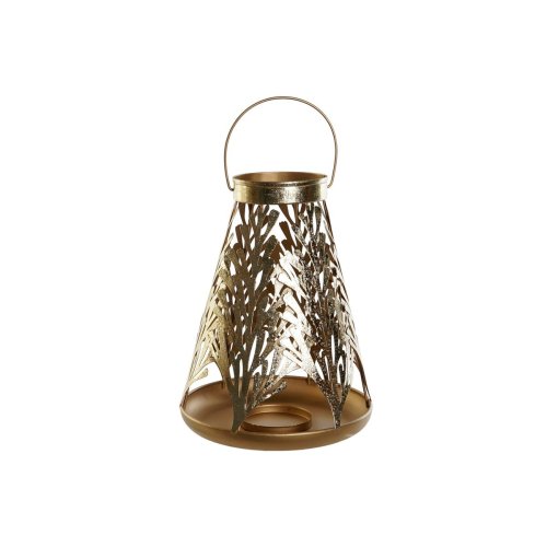 Lykta DKD Home Decor Gyllene Metall 25 x 25 x 42 cm