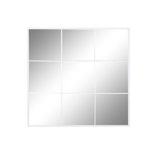 Vggspegel DKD Home Decor Vit Fnster 90 x 2 x 90 cm
