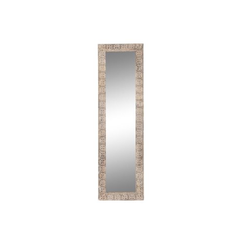 Vggspegel DKD Home Decor 44 x 3 x 150 cm Glas Brun Vit Mangotr