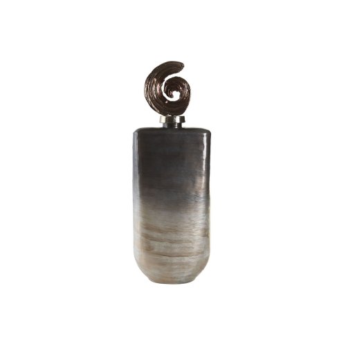 Vas DKD Home Decor Multicolour Aluminium Glas 19 x 12 x 55 cm