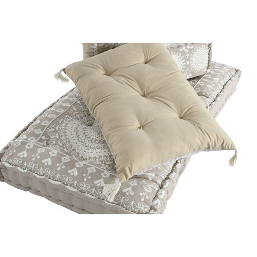 Trdgrdssoffa DKD Home Decor Beige 155 x 76 x 65 cm