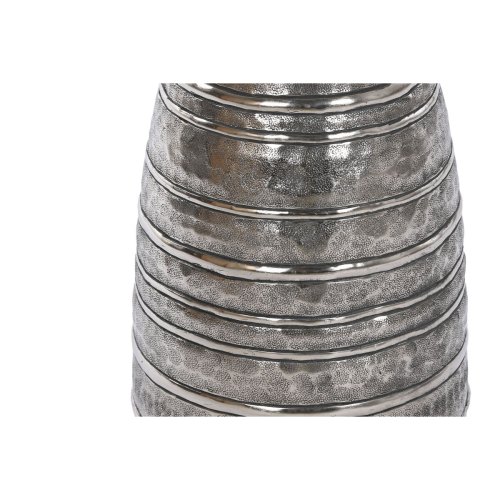 Vas DKD Home Decor 24 x 24 x 67 cm Antikbehandlad Silvrig Gyllen