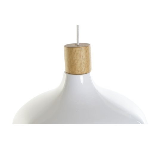 Taklampa DKD Home Decor Vit Brun Metall Furu 50 W 35,5 x 35,5 x