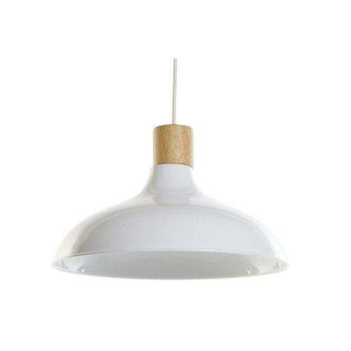 Taklampa DKD Home Decor Vit Brun Metall Furu 50 W 35,5 x 35,5 x