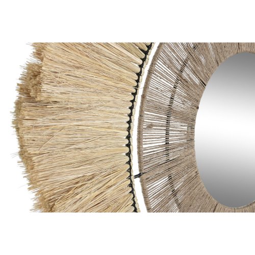 Vggspegel DKD Home Decor Naturell Bali 79 x 4 x 79 cm