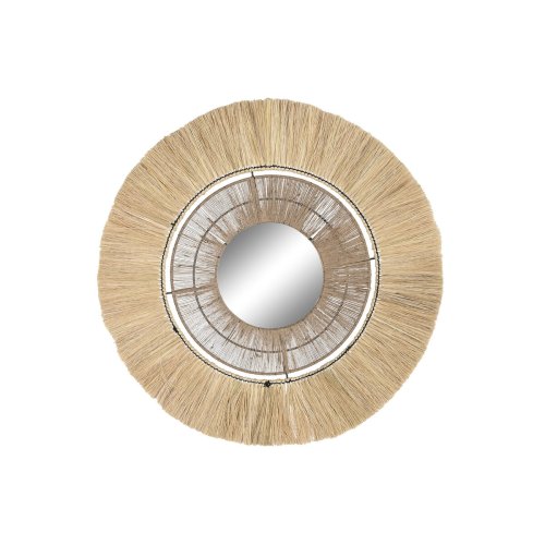Vggspegel DKD Home Decor Naturell Bali 79 x 4 x 79 cm