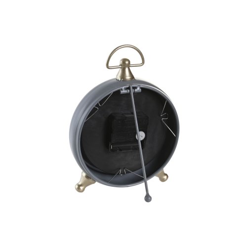 bordsklocka DKD Home Decor Svart Gr Gyllene Traditionell (2 ant