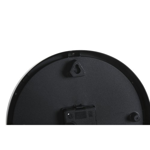 Vggklocka DKD Home Decor Vit Svart PVC 25,4 x 4 x 25,4 cm (2 an
