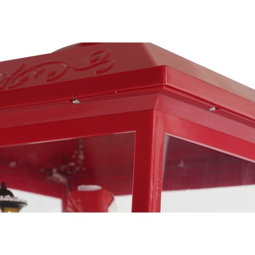 Gatlykta DKD Home Decor Vit Rd Metall 30 x 30 x 180 cm