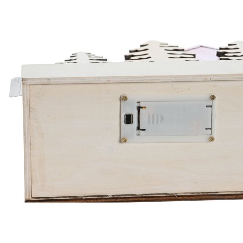 Julgranskula DKD Home Decor Rd Rosa 21 x 9,5 x 19 cm (2 antal)