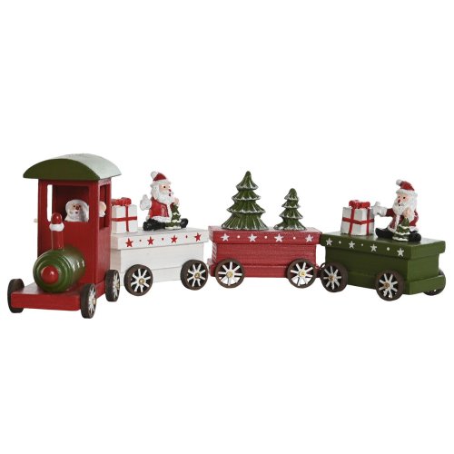 Julgranskula DKD Home Decor Rd Grn 35,5 x 5 x 8,8 cm (2 antal)