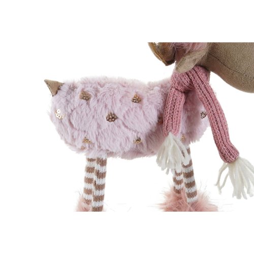 Julgranskula DKD Home Decor Vit Rosa Ren 12 x 20 x 40 cm (2 anta