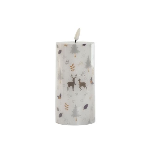 LED Ljus DKD Home Decor Vit Multicolour 7.5 x 7.5 x 15 cm 7,5 x