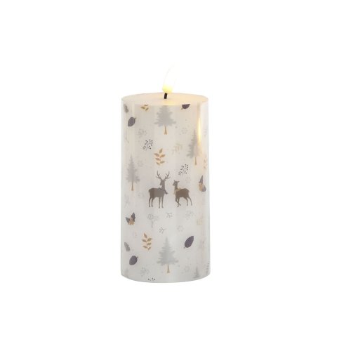 LED Ljus DKD Home Decor Vit Multicolour 7.5 x 7.5 x 15 cm 7,5 x