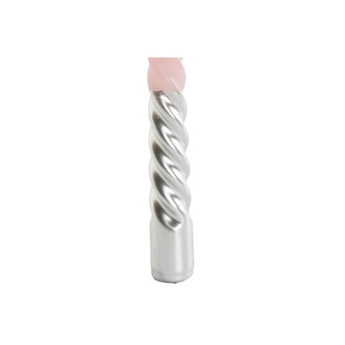 Set med levande ljus DKD Home Decor Dvobarvna 2 x 2 x 18,5 cm 4