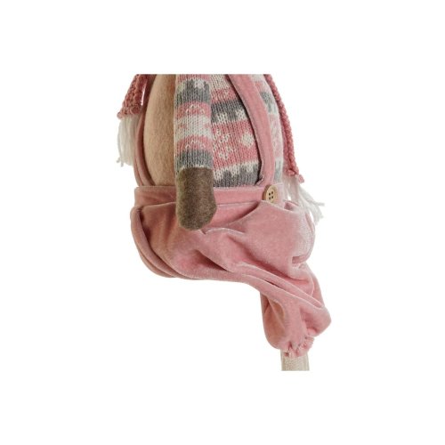 Julgranskula DKD Home Decor Vit Brun Rosa Ren 17 x 14 x 63,5 cm